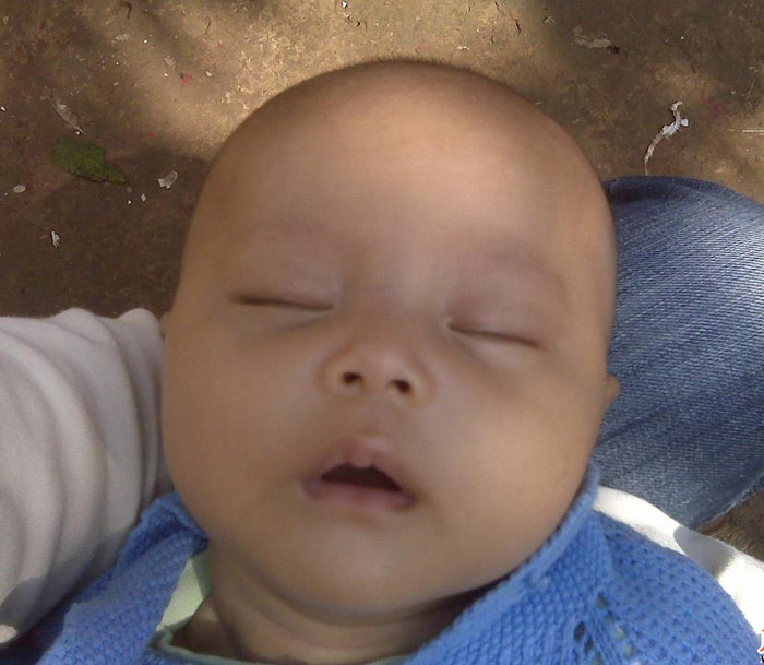 这倒霉孩子睡的真香