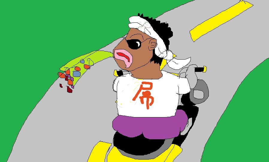 呕，然后就吐了一大堆飞了出去