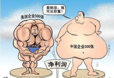 中国企业500强和世界500强禀赋比较